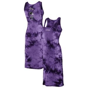 Baltimore Ravens Tank Maxi Dress XS Purple Tie-dye Maxi Wear By Erin Andrews
